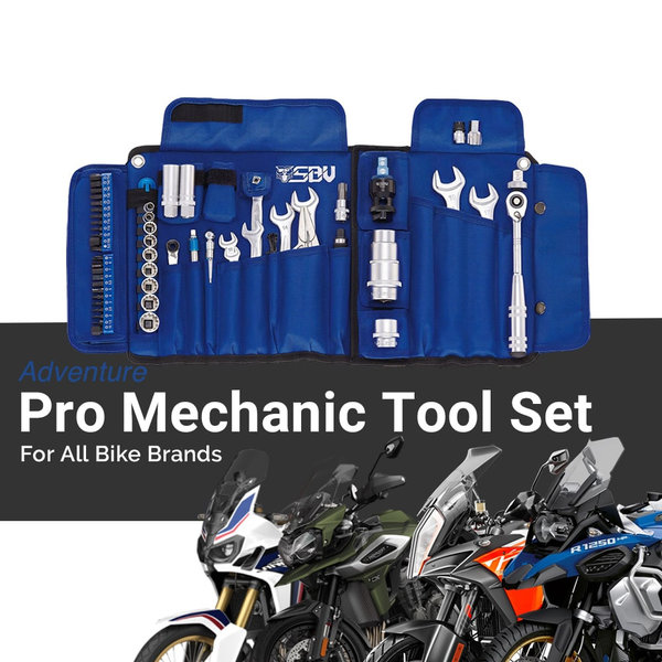 SBV Roll Design All Brands Compatible Motorcycle Tool Set