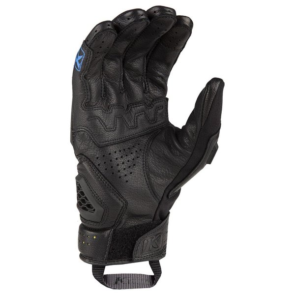 KLIM Baja S4 Handschuhe, Schwarz-kinetik Blue, Größe L
