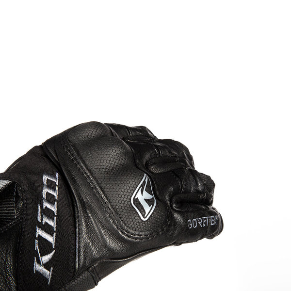 Klim Adventure GTX Short Motorradhandschuhe, Farbe: Black, Größe L