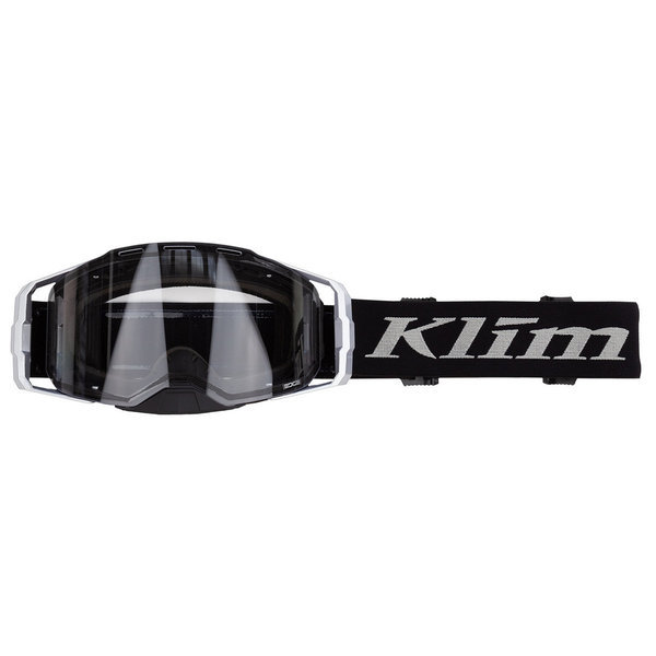 Klim EDGE Offroad Brille, Farbe: Focus Metallic Silver, Glas: Klare Scheibe