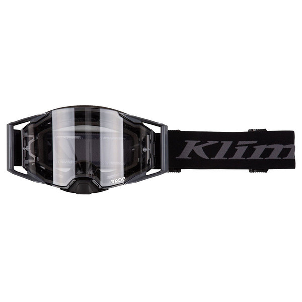 Klim RAGE Offroad Brille, Farbe: Black, Glas: Clear Lens