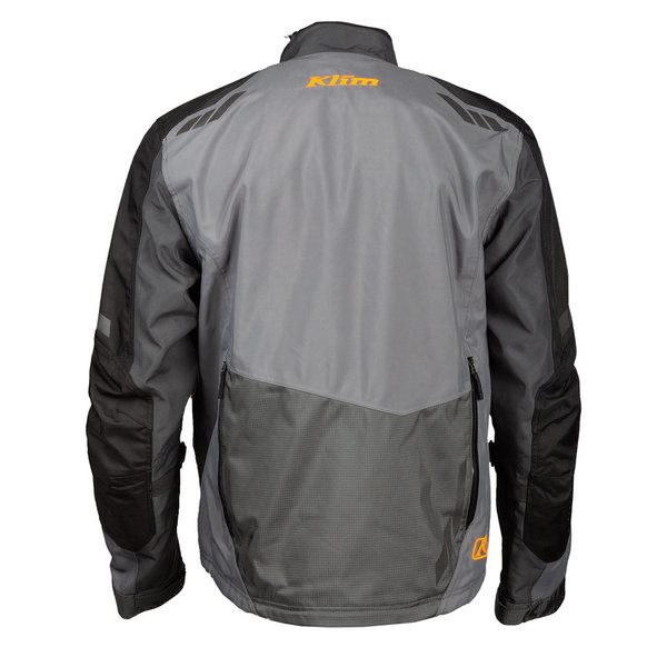 KLIM Carlsbad Jacket, Farbe: Asphalt - Strike Orange, Größe: XL